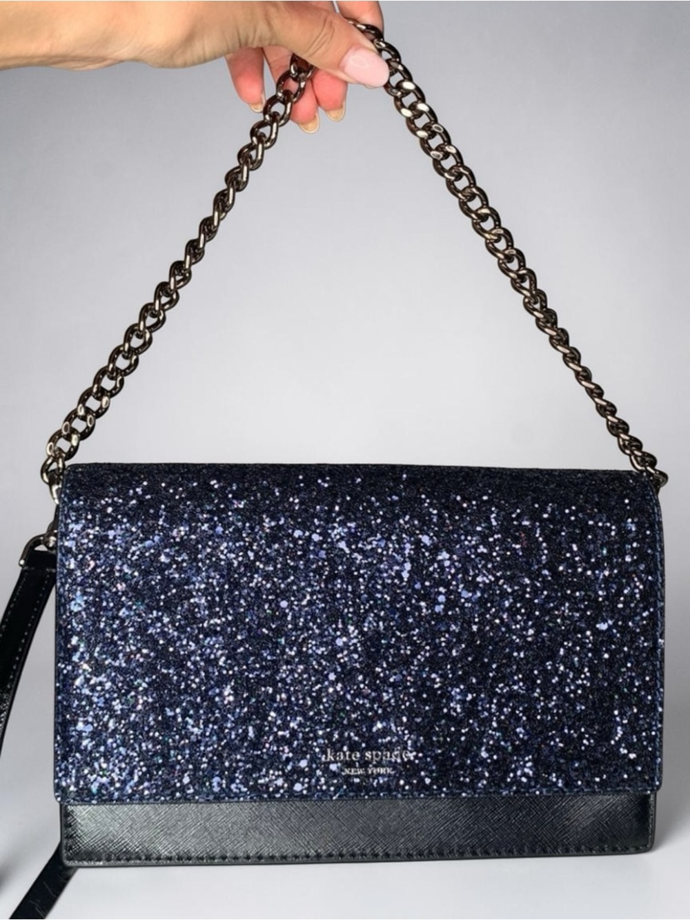Kate Spade New York Cameron Convertible Glitter Crossbody